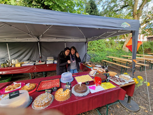 Der Förderverein erwirbt einen großen Pavillon