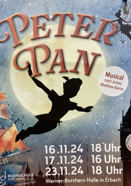 Besuch der Fünftklässler beim Musical „Peter Pan“
