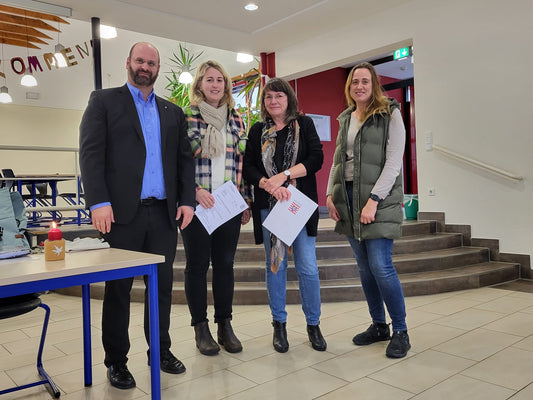 Ehrung und Beförderung an der Oberzent-Schule
