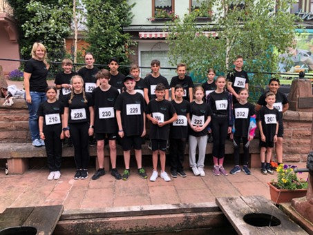 Teilnahme der Oberzent-Schule am Stadtlauf Beerfelden anlässlich des Brunnenfestes