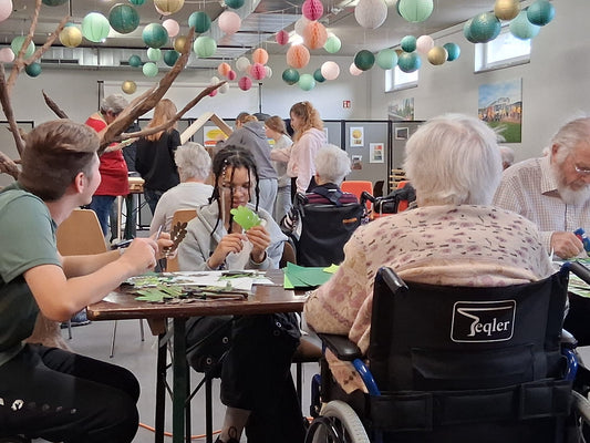 Aufeinander Zugehen – ein Projekt der Oberzent-Schule mit der Seniorenresidenz Hedwig Henneböhl