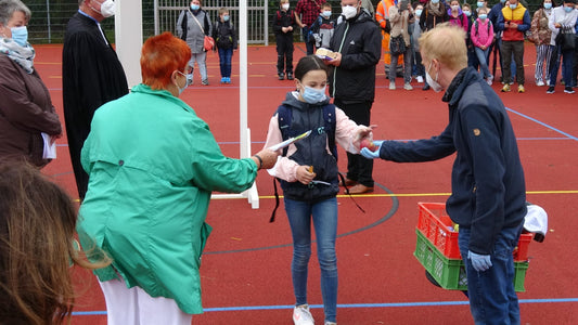 Begrüßung der neuen Fünftklässler an der Oberzent-Schule