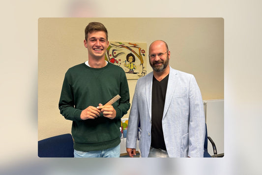 Louis Scheuermann absolviert Orientierungspraktikum an der Oberzent-Schule