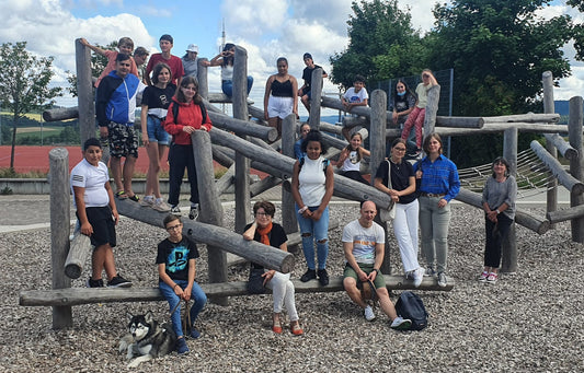 Besuch aus Trévignin an der Oberzent-Schule