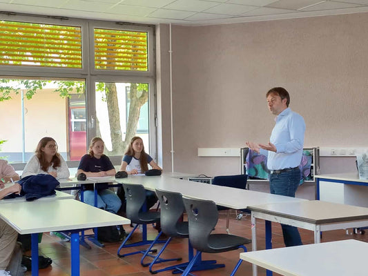 Dr. Jens Zimmermann zu Besuch an der Oberzent Schule