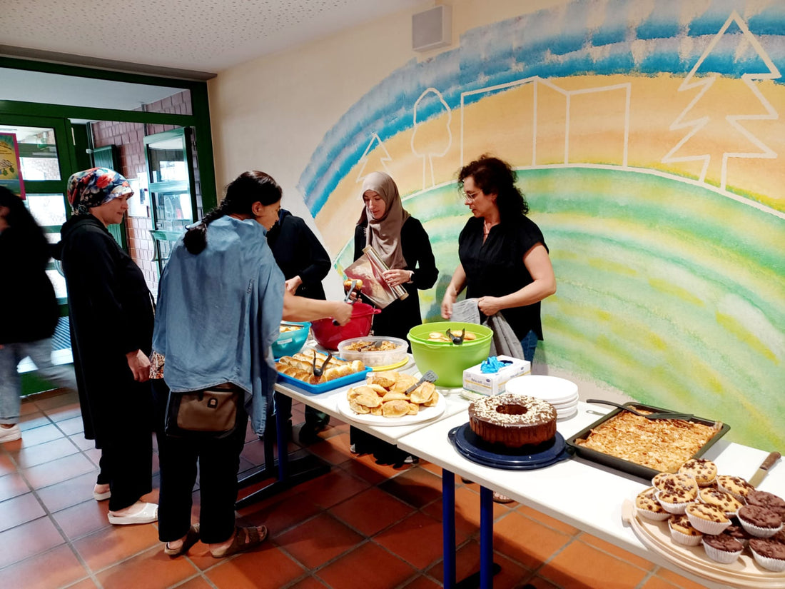 Einsatz für die Kletterwand an der Oberzent-Schule